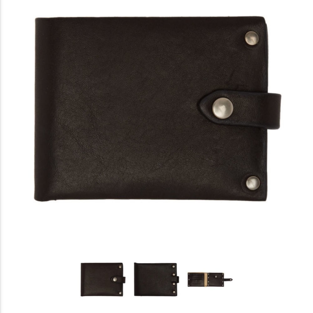 Ann Demeulemeester Black Cimone Bifold Wallet
